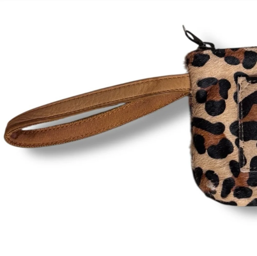 CREWCUTS Leopard Print Calf’s Hair WristletI’m NWT
